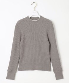 ANY SIS 【洗える】ネックパール調リブ ニット