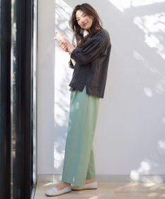 ANY L 【洗濯機可】エンブロイダリーブラウス