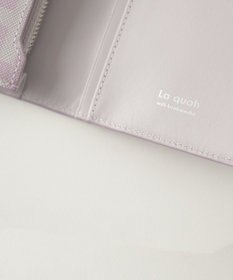 MIYABIYA La quoh with kirakaracho 角つなぎ プリントレザー 長財布