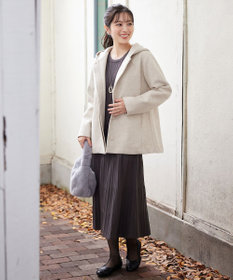 Tiaclasse フーデットショートコート