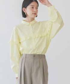 AMERICAN HOLIC イージーケアフリルシャツ