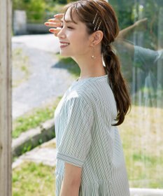 Tiaclasse 【洗える】サイドタックスキッパーシャツワンピース