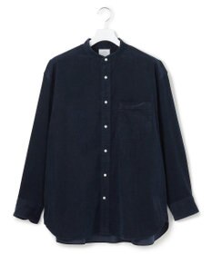 J.PRESS YORK STREET 【UNISEX】コーデュロイ バンドカラーシャツ
