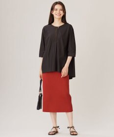 自由区 L 【カタログ掲載・洗える】リヨセルコットンツイル ブラウス