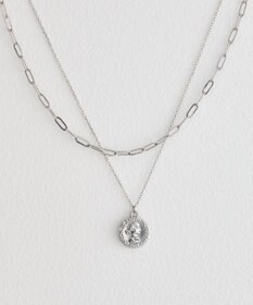 earth music&ecology 【ステンレス】2SETコインネックレス