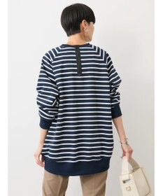 AMERICAN HOLIC バックＺＩＰロゴ刺繍ポンチチュニック