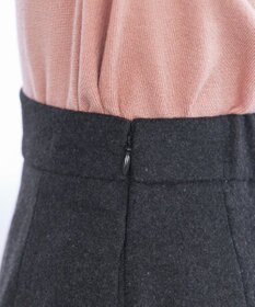Tiaclasse 【洗える】ウール調フレアスカート