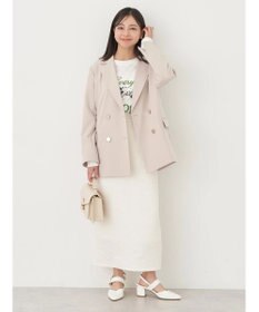 earth music&ecology ふくれジャガードナロースカート