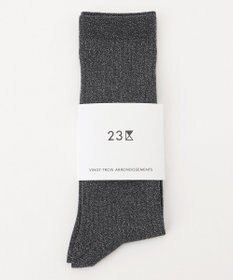 23区 ラメ クルーソックス