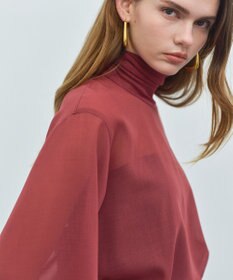 BEIGE， MOYE / ニットドッキング ロングスリーブブラウス