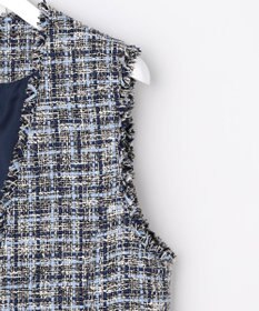 J.PRESS LADIES L ファニーツイード ジレ