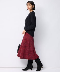 23区 S 【洗える】ウールカシミヤ Vネック ニット