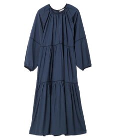 Green Parks armonia. ティアード配色パイピングワンピース