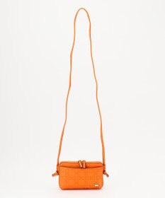 LA BAGAGERIE 【レザー×ステッチ】スクエアマルチポシェット