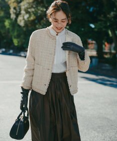 23区 【滝沢眞規子さん着用】レザー ロング グローブ