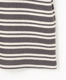 J.PRESS LADIES カシミヤシルクリブタートル ボーダー カットソー