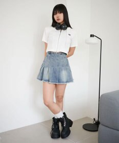 WEGO リブハンソデジップパーカー
