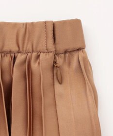 自由区 【洗える】ロイヤルサテン プリーツスカート