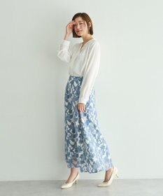 YECCA VECCA アクセサリー付きブラウス