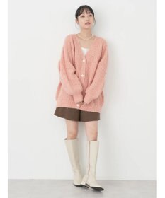earth music&ecology フワフワＭＩＸヤーンカーディガン