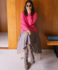 組曲 S カシミヤブレンドバルキープルオーバー ニット