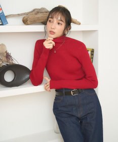 WEGO 【手洗い可】タートルネックニット