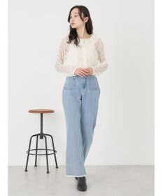 earth music&ecology ポコポコレースブラウス