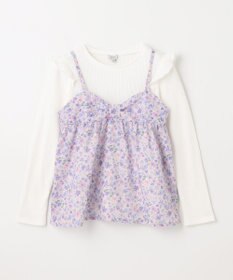 ANY KIDS 花柄キャミセット 長袖 Tシャツ