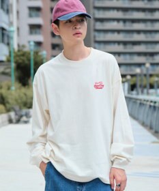 WEGO 【ユニセックス着用ITEM】フロッキーロゴBIGロンT（LS）