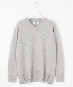 J.PRESS LADIES L 【洗える】CASHMERE BLEND Vネック プルオーバーニット