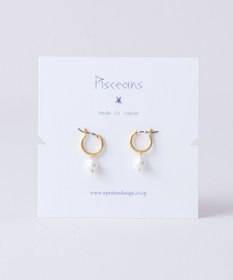 Pisceans 2wayドロップパールフープピアス