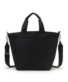 LeSportsac BUCKET TOTE/ラインデボスブラック