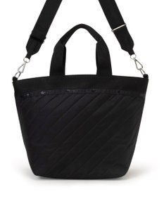 LeSportsac BUCKET TOTE/ラインデボスブラック