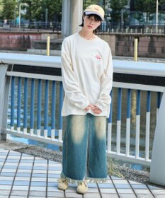 WEGO 【ユニセックス着用ITEM】フロッキーロゴBIGロンT（LS）