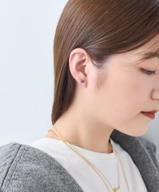 Phoebe 【痛くないシリーズ】パワーストーンライトフィットイヤリング　アメシスト/天然石