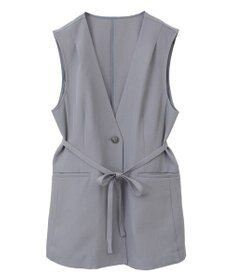 earth music&ecology ショルダータックジレ