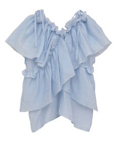 Green Parks マルチＷＡＹオフショルフリルブラウス