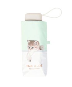 MOONBAT 【一級遮光/コンパクト】PAUL & JOE 晴雨兼用 折りたたみ日傘 軽量 スウィンギングヌネット