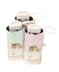 MOONBAT 【一級遮光/コンパクト】PAUL & JOE 晴雨兼用 折りたたみ日傘 軽量 スウィンギングヌネット