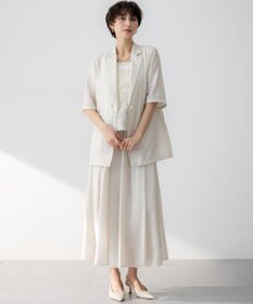 23区 【Oggi6月号掲載/速乾性/接触冷感】シアータンブラー ハーフスリーブ ジャケット