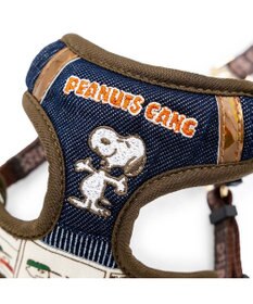 PET PARADISE スヌーピー ハーネス＆リード 《ワッペン柄》 ＳＭ 中型犬