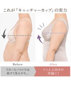 BRADELIS New York 【BRADELIS NewYork peace】綿混キャッチャーカップレースブラスリップ25 ノンワイヤー 補正下着 静電気軽減 インナー カップ付き ブラトップ ワンピース