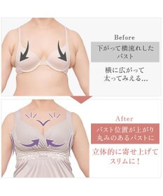 BRADELIS New York 【BRADELIS NewYork peace】綿混キャッチャーカップレースブラスリップ25 ノンワイヤー 補正下着 静電気軽減 インナー カップ付き ブラトップ ワンピース