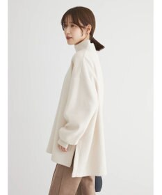 Green Parks Ｂｒｕｓｈｅｄ　タートル裏起毛チュニック