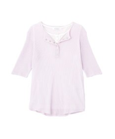 AMERICAN HOLIC 【2点セット】シアーリブヘンリーネックニット＋タンクトップ