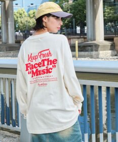 WEGO 【ユニセックス着用ITEM】フロッキーロゴBIGロンT（LS）