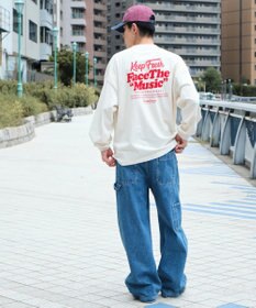 WEGO 【ユニセックス着用ITEM】フロッキーロゴBIGロンT（LS）