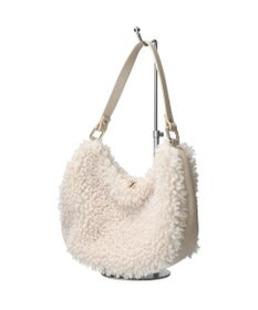 INTER-CHAUSSURES 【ANDREA CARDONE ITALI】レザーハンドルボアホーボーバッグ