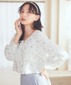 earth music&ecology ティアードアンサンブルブラウス