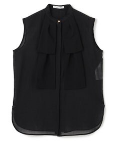 BEIGE， 【洗える】MOYE / シアーウールビックボウタイブラウス